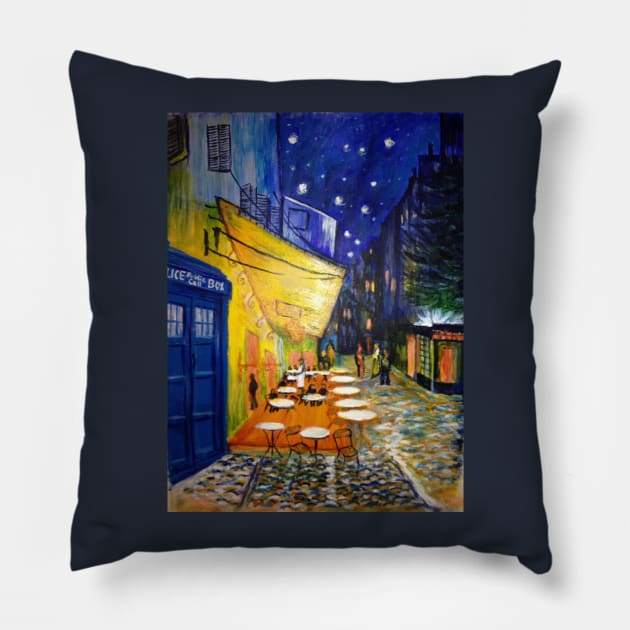 Van Gogh and the Doctor Pillow by havenhill studios