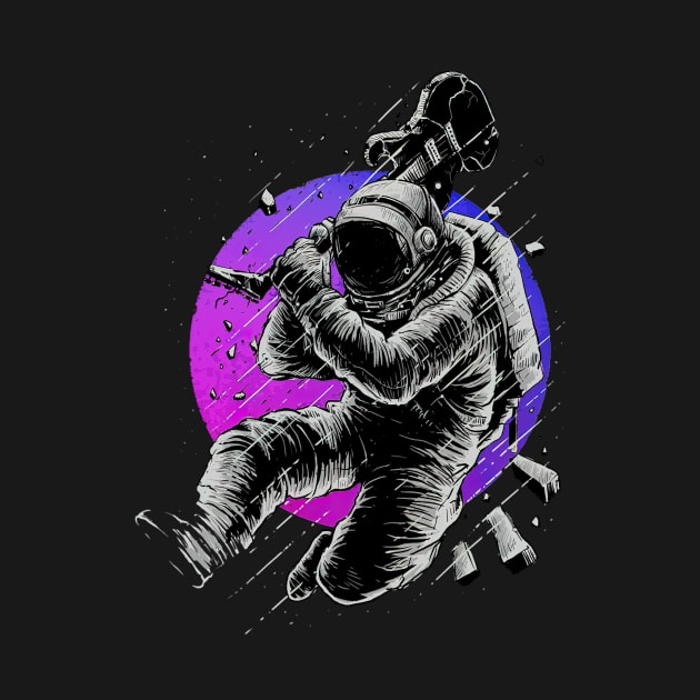 Astronaut Spaced Out by ZarenBeck