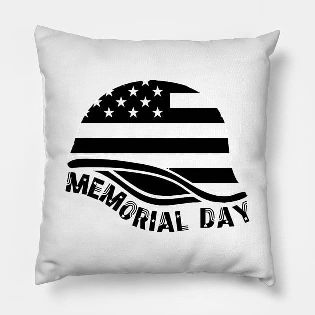 Memorial Day Pillow by remixer2020