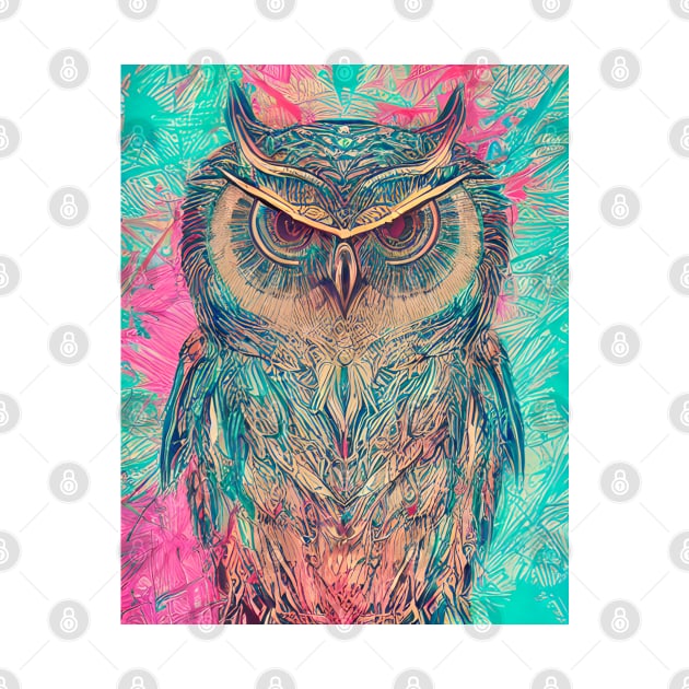 Artistic Owl by FlippinTurtles