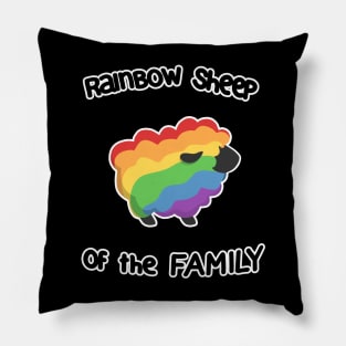 Rainbow sheep of the family Pillow