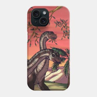 Dinosaurs at Dusk Phone Case