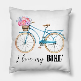 I love my Bike! Pillow