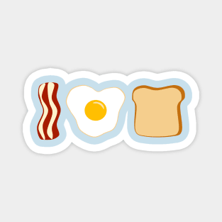 I Love Breakfast (white background) Magnet