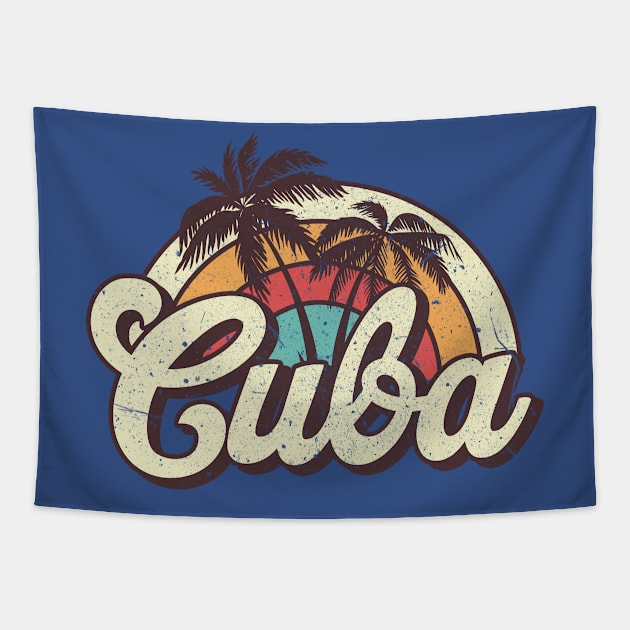 Cuba honeymoon trip Tapestry by SerenityByAlex