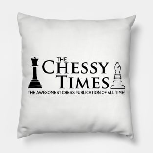 Chessy Times Logo (no lines) Pillow