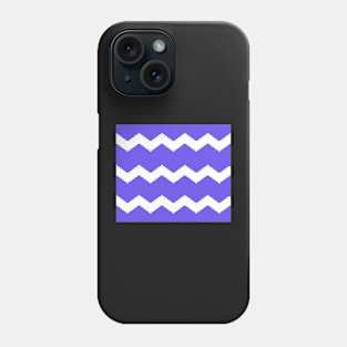 Abstract geometric pattern - blue and white. Phone Case