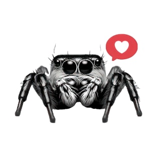 Jumping Spider - Love You! T-Shirt