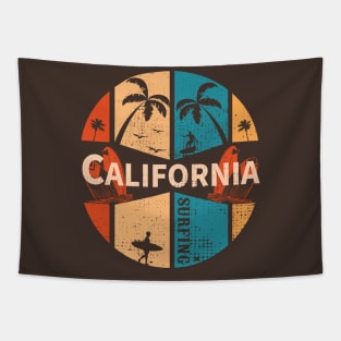 Funny T shirt California surfing specially for summer time, dad, brother, son, men Tapestry