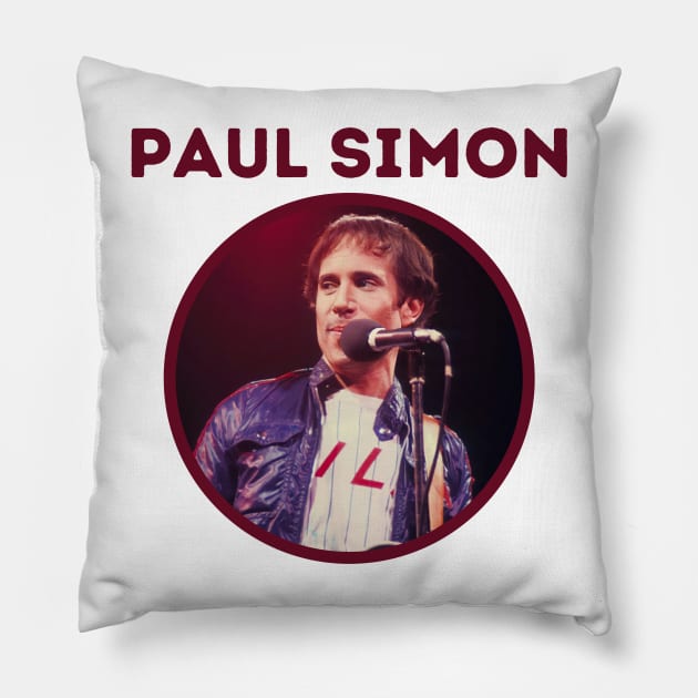 pul simon ll red velvet Pillow by claudia awes