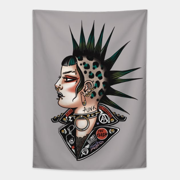 Punk rock tapestry hotsell