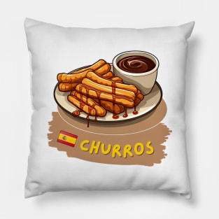 Churros | Spanish dishes Pillow