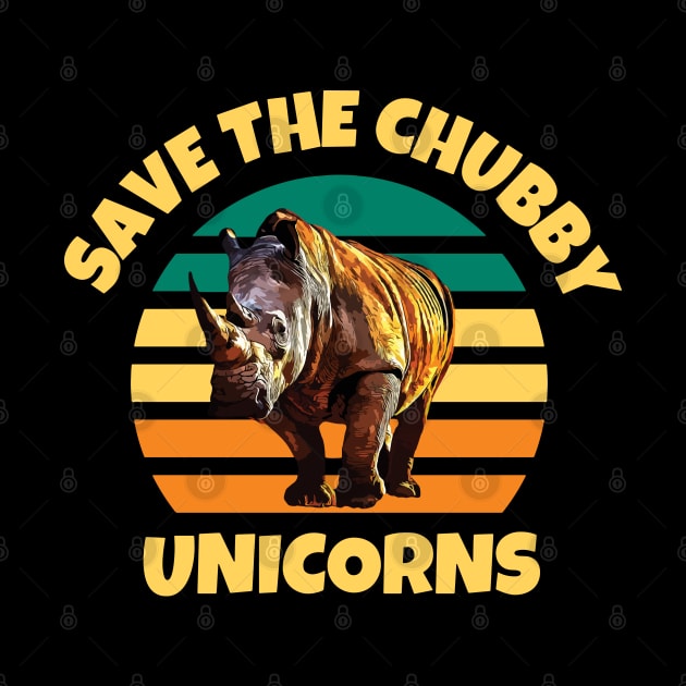 Save Rhinos The Chubby Unicorns by ardp13