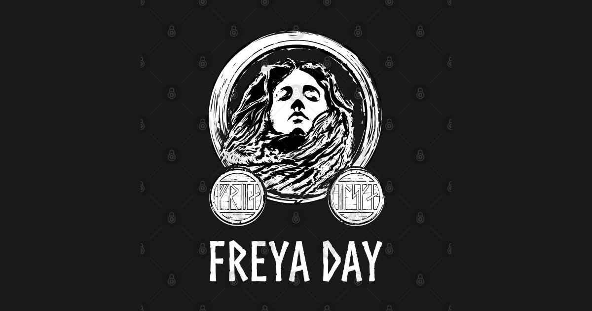 Freya Day Friday Nordic Mythology Freya Kids Hoodie TeePublic