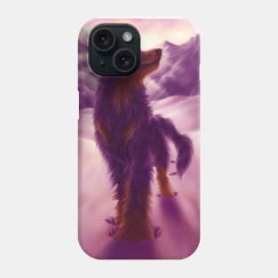 Hovawart Dog in the Mountains Phone Case