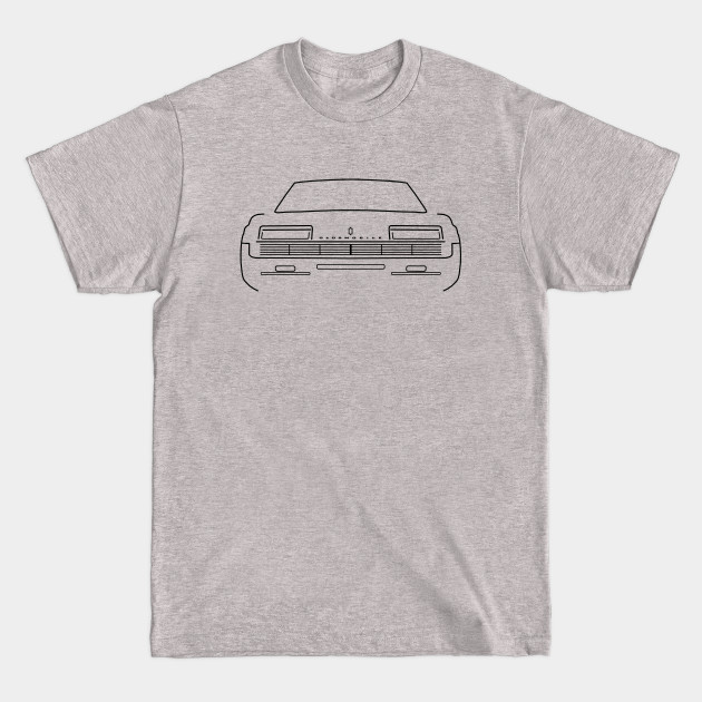 Oldsmobile Toronado classic car outline graphic (black) - Oldsmobile - T-Shirt Oldsmobile Toronado classic car outline graphic (black) - Oldsmobile - T-Shirt