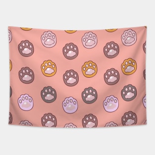 Lovely Paw Pattern Tapestry