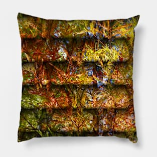 Autumn Trees in Abstract Pillow