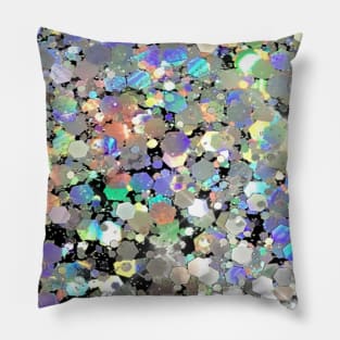 Holographic Sparkly Glitter Pillow