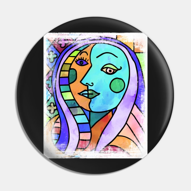 lady cubism Pin by MGphotoart