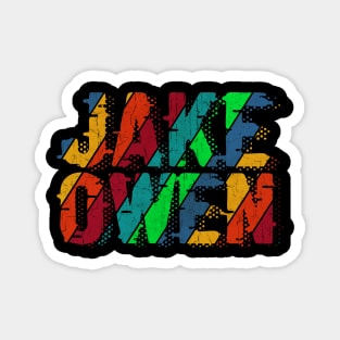 vintage color Jake Owen Magnet