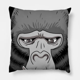 DEPRESSED GORILLA Pillow