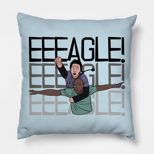 John Dorian's Eagle Pillow by Meta Cortex