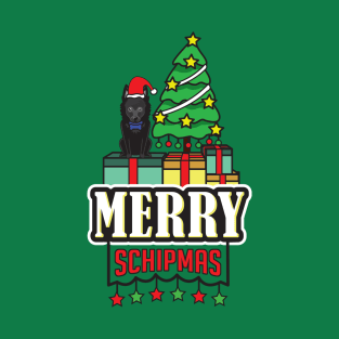 Merry Schipmas - From Your Favorite Schipperke T-Shirt T-Shirt