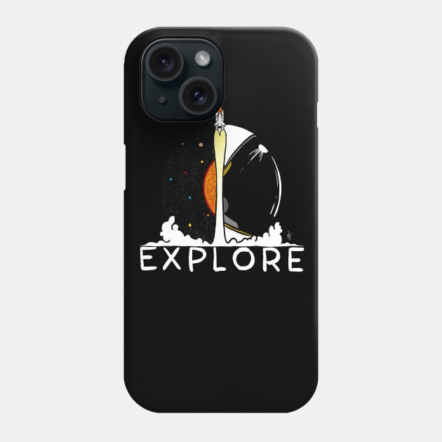 Explore Phone Case by randamuART