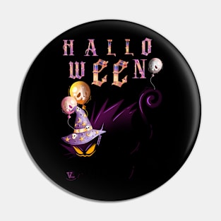 Halloween cat Pin