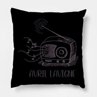 Listening Avril lavigne Pillow