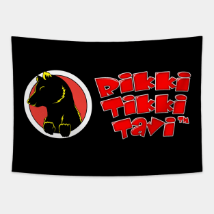 Rikki-Tikki-Tavi Icon Logo Tapestry