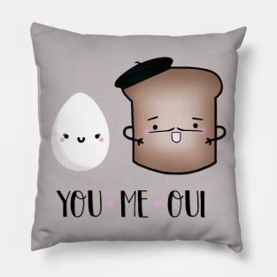 You, Me, Oui Pillow