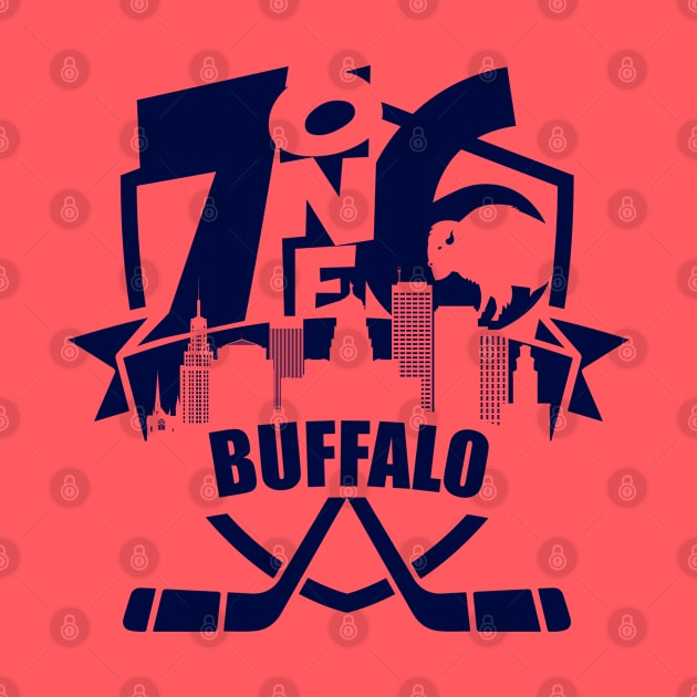 716 Buffalo Hockey 1 color by AssortedRealitee