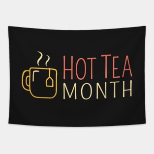 Hot Tea Month Tapestry