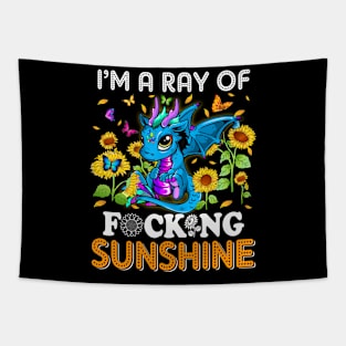 I'm A Ray Of Focking Sunshine Dragon Lovers Tapestry