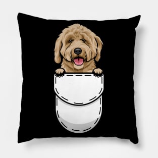 Funny Labradoodle Pocket Dog Pillow