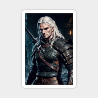 Portrait of the Witcher Magnet