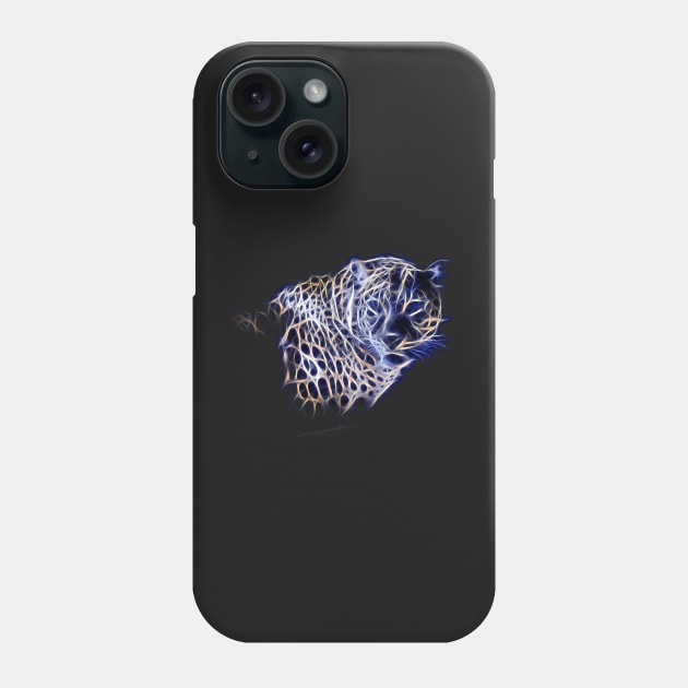 Leopard Big Cat Spiritual Phone Case by SKornackiArt