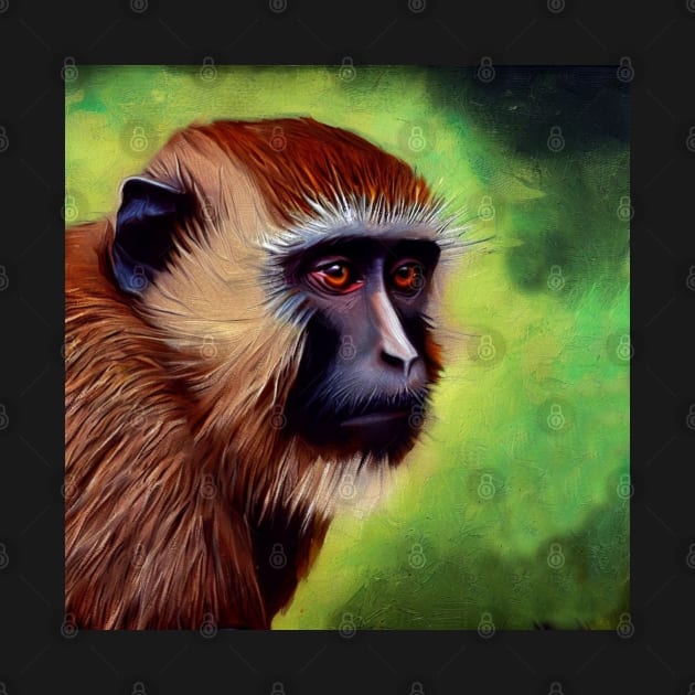 Monkey Portrait . by Canadaman99