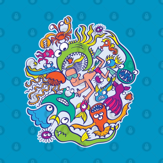 Strengthen friendship bond with weird and dangerous sea creatures by zooco