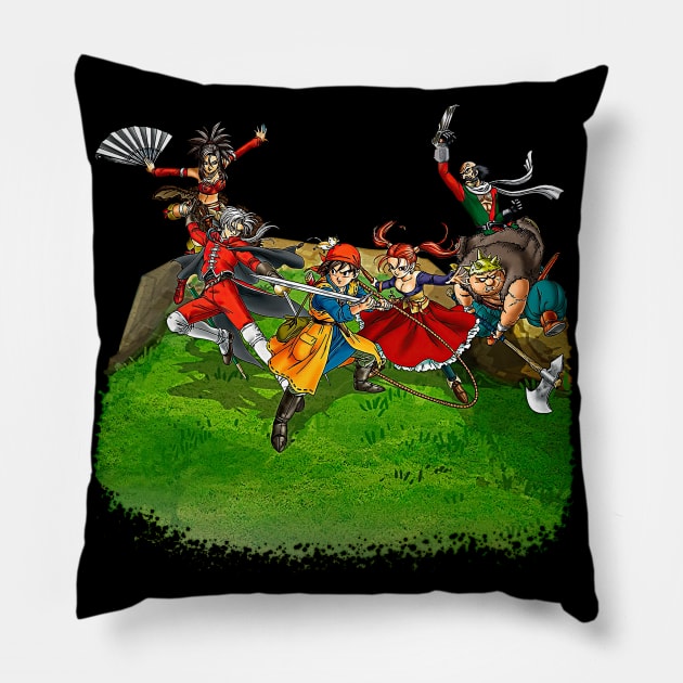 Dragon quest VIII Pillow by michelo13