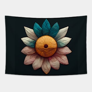 Button Flower Tapestry