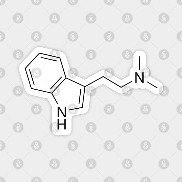 DMT - C12H16N2 Magnet by Zeeph