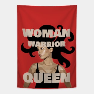 Woman, Warrior, Queen Tapestry