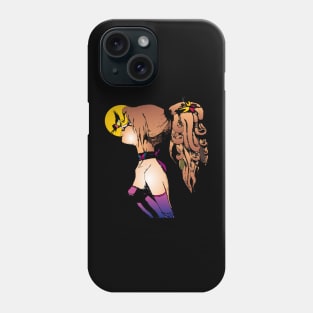 Girl with butterfly Phone Case