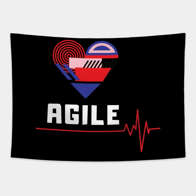 Agile Heart Tapestry by Salma Satya and Co.