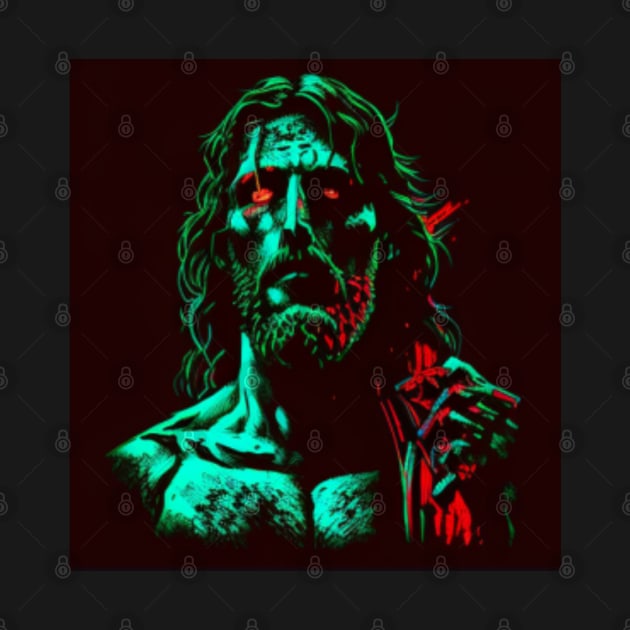 NEON ZOMBIE JESUS by Pattyld