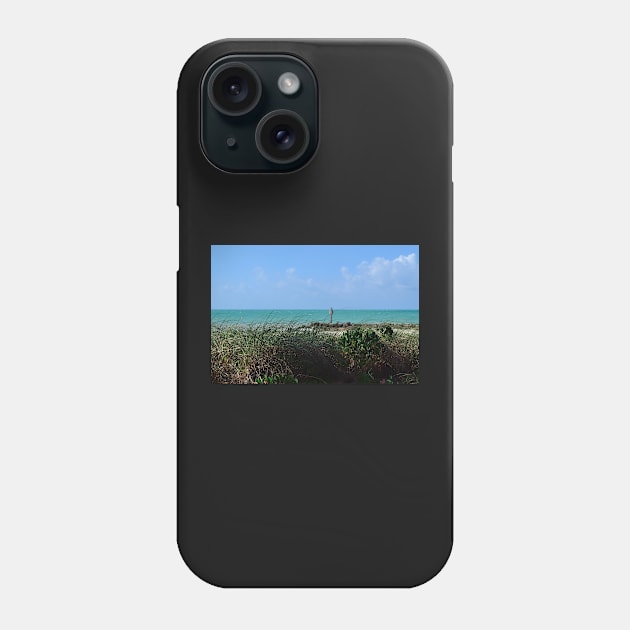 Beach at Fort Zachary Taylor, Key West Phone Case by seacucumber