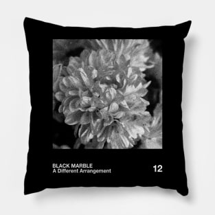 Black Marble / Minimalist Pantone Graphic Pillow